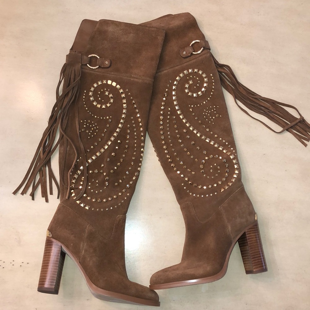 NWT MICHAEL by Michael Kors suede boots knee boots